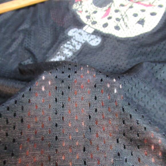 Friday The 13th Jason Voorhees Jersey Mens XL Black Hockey Mask Horror Halloween - Picture 6 of 11
